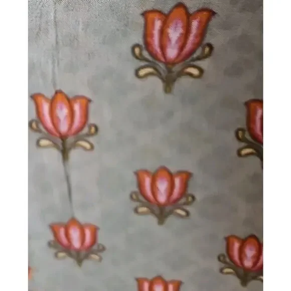 Boho Floral Embellished Scarf Multicolor Lightweight Shawl Wrap Festival - Picture 6 of 12